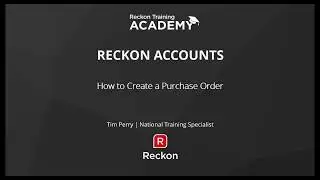 Reckon Accounts - How do I create a Purchase Order?
