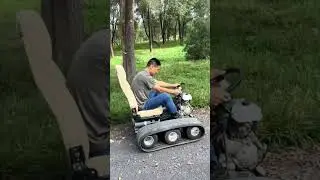 ​DIY Tracked Vehicle Test Drive - Personal Off-Road Machine!