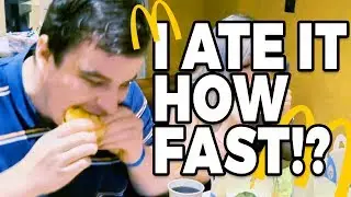 He Ate 2 Entire Happy Meals HOW FAST!?