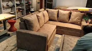 l shape sofa cum bed with storage facility custom made lucknow furniture dealer wholesale aminabad