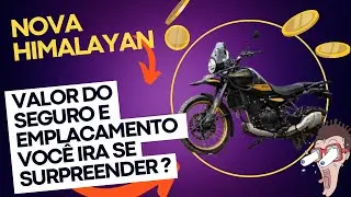 Qual o valor do seguro e do emplacamento da nova himalayan 450 saiba tudo nesse video #himalayan450