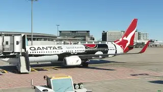 Queenstown To Sydney Qantas  | B738 | Flight Simulator 2020 | Real Ops.