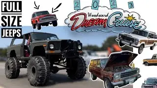 Project Wagoneer Visits WOODWARD DREAM CRUISE! Full Size Classic Jeeps On Woodward Ave 2023!