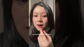 Swatch new Liptint from Gielcozmo #makeup #lippies #liptint #lipstick #lipstain
