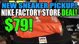 New Sneaker Pickup: Nike Factory Store Deal, $79! Dope Quality!