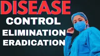 Difference between DISEASE CONTROL,ELEMINATION & ERADICATION #disease #nursingexam #chn