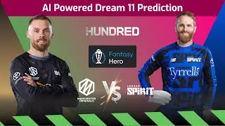 MNR vs LNS | Dream 11 Team Prediction | THE HUNDRED | AI-Powered Prediction