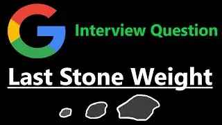 Last Stone Weight - Priority Queue - Leetcode 1046 - Python