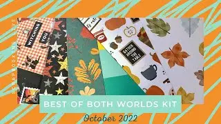 LIVE: Scrapbooking Star Wars Land! October 2022 Best of Both Worlds Kit