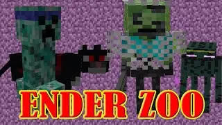 O Mob Mais Confuso Do Minecraft!!! - Minecraft Mostra Mods # Ender Zoo  ( Junior Firos )