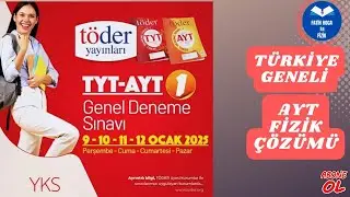 TÖDER- AYT DENEME SINAVI -1-FİZİK ÇÖZÜMLERİ #tytfizik #töder  #yks# ayt fizik