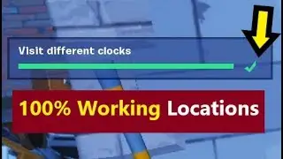 Different clocks fortnite | Fortnite visit three different clocks | Where are the clocks in fortnite