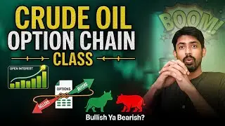Crude Oil Option Chain Analysis || Advance Price Action and Option Chain || FULL CLASS 