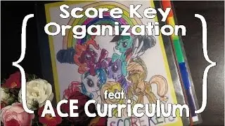 Score Key Organization feat. ACE Curriculum (Homeschool Organization)