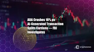 ADA Crashes 16% as AI-Generated Transaction Splits Cardano &mdash; FBI