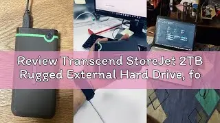 Review Transcend StoreJet 2TB Rugged External Hard Drive, for PS4/PC/Mac/Desktop, Laptop/Xbox One/Xb