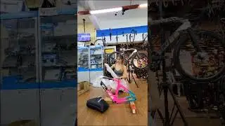 Today ras want to show you her new customize frame color. #falathevo #elvesbike
