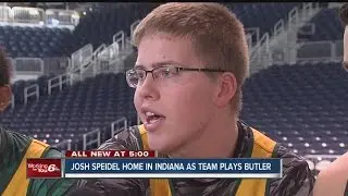 Josh Speidel returns home to Indiana with Vermont basketball team