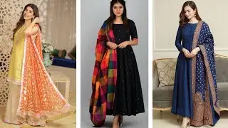 Latest designer colour combination for dresses /stylish colour combination /colour contrast dresses