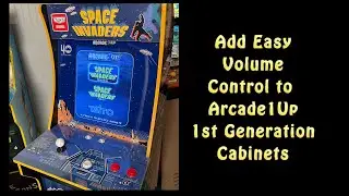 Add Easy Volume Control to Arcade1Up 1st Generation Cabinets