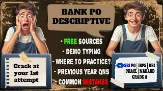 descriptive writing for banking and insurance exams | SBI | IBPS | RBI | NABARD | NIACL | PO exams