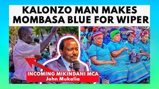 ODM IN PANIC ‼️ After Kamba in Mombasa advised on Kalonzo Tosha in 2027 by Incoming Mikindani MCA  