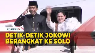 Detik-Detik Jokowi Lepas Landas ke Solo, Beri Hormat dan Lambaikan Tangan