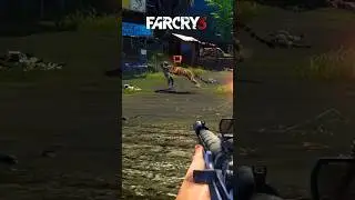 Far Cry 3 Tiger Attack  #shorts #farcry3 #gamingshorts  #gaming #stealthgameplay #gaming #tiger