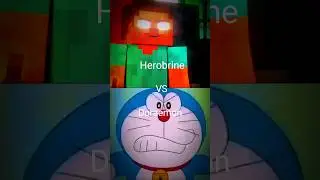 herobrine vs Doraemon | #shorts #trending #viral