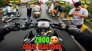 Loudest Superbikes Crazy Reaction🔥 | Z900 Reaction Vlog 😍| Shivraj 777