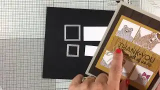 How to die cut rectangles using  square dies