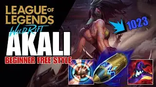 WILD RIFT: ( SEASON 12 ) AKALI BEYOND THE LIMIT CAN CARRY 1V9