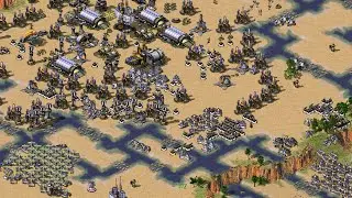 Red Alert 2 | Extra Hard Ai | 7 Vs 1 | Down The Drain Map