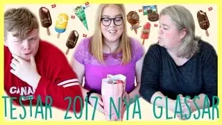 ♡Testar 2017 nya glassar med Mamma och Marcus | Egoprinsessan♡