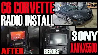 C6 CHEVY CORVETTE SONY XAVAX5500 RADIO INSTALL WITH BOSE