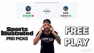 WARRIORS VS TIMBERWOLVES NBA FREE PICK - SPORTSBETTING WITH SHARP PRO