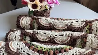 Jogo de passadeira em tons terrosos! Venham conferir! Apaixonada estou!💕💕💕