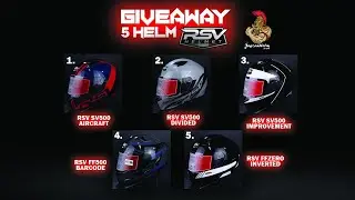 Pengumuman GIVEAWAY RSV HELMETS 4 MEI 2021