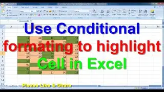 Use conditional formatting to highlight information in Excel