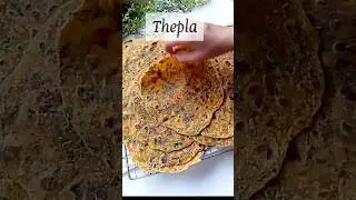 Thepla Recipe | Gujarati Thepla #shorts #simplejoys5 #travel #food #recipe #fyp #trending #vegan