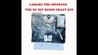 Labubu The Monster 3.0 'The Id' DIY Resin Craft Kit - Complete Starter Set w