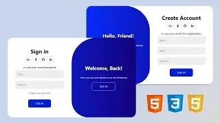 Animated Login + Registration Form Using HTML CSS & JavaScript | FMK Tech