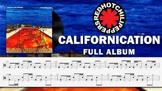Californication Full Album Drum Transcription By @chamisdrums  #drumtabs #rhcp #californication