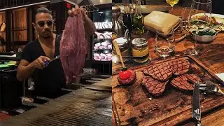 Salt Bae Making Meat For His Customers! #nusr_et