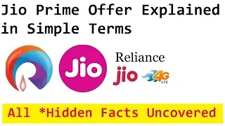 Jio Prime Offer explained Simply [All Hidden Facts uncovered] | Be careful