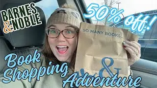 COMES TO BARNES AND NOBLE WITH ME AND SHOP | 50% sale edition!|