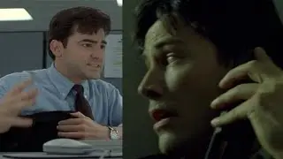 'The Matrix' vs 'Office Space' | Cubicle Escape | Ron Livingston | Keanu Reeves