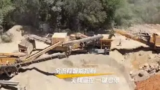 XCMG&rsquo;s complete sets of crushing and screening equipment 