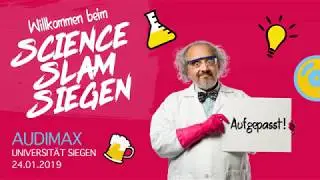 Science Slam 2019 in Siegen - Chinesische Speisekarte in 10 Minuten (Andr&eacute; Kovac)