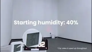 TURBRO Greenland Steam Humidifier | Humidity Increase Test